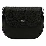 THUN, Borsa Postina Nera, Versione Piccola, Linea Prestige, 22x18x9 cm