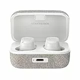 Sennheiser MOMENTUM True Wireless 3 - Cuffie intrauricolari Bluetooth per musica e chiamate con cancellazione adattiva del rumore e durata della batteria di 28 ore, bianche