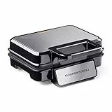 GOURMETmaxx Waffle per 2 waffle belghe | Macchina per waffle con rivestimento antiaderente, manico Cool Touch e spia luminosa | Fragranti cialde belghe preparate facilmente