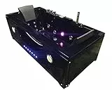 VASCA BAGNO IDROMASSAGGIO Hypnotic CROMOTERAPIA 180 x 90 cm SPA 2 PERSONE NUOVA