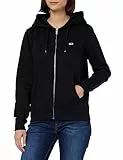 Tommy Jeans Tjw Regular Felpa con Cappuccio con Zip, Black, XXS Donna