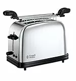 Russell Hobbs Tostapane all'italiana, Toast farciti, Acciaio Inox, 1200 W, Temperatura regolabile, Toast croccanti, Victory 2SL, 23310-57