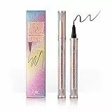 Onlyoily Eyeliner waterproof, liquido nero, impermeabile, antisudicio, a lunga durata (nero)