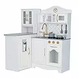 Teamson Kids - Little Chef Marsiglia Retro Gioco della Cucina - Bianco TD-13119D