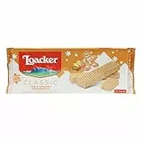 Loacker, Classic Pan di Zenzero Limited Edition, Fragranti Cialde di Wafer Farcite da una Deliziosa Crema di Pan di Zenzero, Snack Dolci, 175g