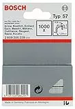 BOSCH 2609200229 - Grapa tipo 57: 10,6x1,25x 6mm: 1.000 uds