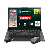 Lenovo Notebook Monitor 15.6' Full HD CPU AMD Athlon Silver 7120u fino a 3,5ghz Ram 8GB SSD 256GB Pacchetto Office Pro 2021 Windows 11 pro PRONTO ALL'USO - MOUSE WIRELESS e CHIAVETTA USB 64gb.