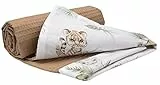 Medi Partners Coperta per Neonati 100% Cotone Waffle 75x100cm Senza riempimento Sottile Multifunzionale Bifacciale Morbido Delicate