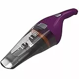 BLACK+DECKER NVC115W-QW Aspirabriciole Senza Fili Potente a Batteria Litio con Doppio Sistema di Filtraggio, Design Compatto, Contenitore Rimovibile, Supporto a Muro, Capacità 385 ml 3.6 V 5.4 Wh