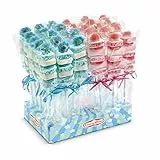 Caramelle Marshmallow Casa Del Dolce Spiedino Rosa e Blu 30 Pezzi da 40 g