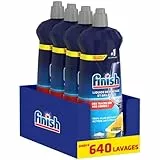 Finish - Liquido per risciacquo, 800 ml, confezione da 4