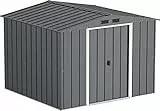 Duramax 60151 Capanno in Metallo Ecologico, Dimensioni 8 x 8, Anthracite