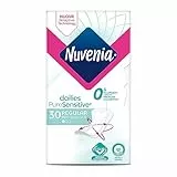 Nuvenia, Proteggi Slip Regular Pure Sensitive, Superficie Delicata per Pelli Sensibili, Confezione da 30 Salva Slip