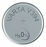 Varta 14501394 - Pila a bottone all'ossido di argento (V394, confezione da 1), colore: Argento