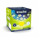 Caffè Borbone Camomilla con Melatonina - 64 capsule (4 confezioni da 16) - Compatibili con le Macchine Nescafè
