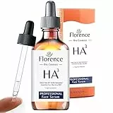 60ml. Bio Siero Viso con Acido Ialuronico Puro a 3 pesi Molecolari, Vitamina C e Noti Agenti Antirughe e Antietà. Biologico,Vegano,Idratante e Illuminante. Ideale anche Come Crema Contorno Occhi