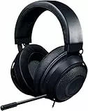 Razer Kraken, Cuffie Cablateda Gaming Multipiattaperma, Driver da 50 mm con Calibrazione Personalizzata, Microfono Retrattile Unidirezionale, Cavo Audio da 3,5 mm con Controlli su Filo, Nero