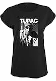 Mister Tee Damen 2Pac Bandana Tee, schwarz, S