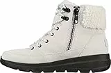Skechers Glacial Ultra Woodlands, Stivali Donna, White, 41 EU