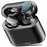 TOZO T6 Cuffie Bluetooth, Auricolari Bluetooth 5.3 con HD Microfoni, Controllo Touch, 45 ore di Riproduzione, IPX8 Impermeabile, Cuffie Wireless In Ear per Sport e Lavoro