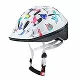 Exclusky Casco Bici Bambino 3-8 Anni, Casco Bici Bambina Casco Scooter Bambino Bambina Casco Bambino Casco Skateboard per Bambini Casco Pattini Bambina Regolazione Taglia (48-52CM)