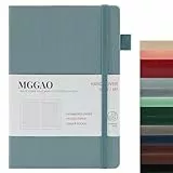 MGGAO Diario a righe A5 100 GMS Carta spessa a righe con 188 pagine numerate Taccuino con copertina rigida in pelle di alta qualità per scrittura personale Studio Registrazione viaggi in ufficio