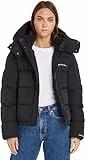 Calvin Klein Jeans MONOLOGO NON DOWN SHORT PUFFER, Donna, Ck Black, M