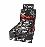 Barrette Snack proteiche 35% di Proteine -Be You Sport Power Workout -24 barrette gusto Arachidi, Caramello, e Cioccolato al latte -Low Sugar con BCAA (2:1:1)