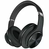 DOQAUS Cuffie Bluetooth Wireless Care 1, [52 Ore Di Ascolto] 3 Modalità EQ, Senza Fili Stereo HiFi Over Ear con Microfono, Bluetooth 5.3 per Viaggio/Ufficio/Telefono/PC