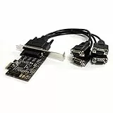 Startech.com Scheda PCI Express Seriale a 4 Porte Rs-232 con Cavo di Ripartizione