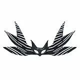 NUWIND Jack Skellington Accessorio per Costume Cosplay di Halloween da Uomo Papillon a Righe con Pipistrello per Adulti