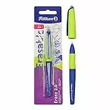 Pelikan Erase 2.0, Penna Cancellabile Ergonomica Roller, Inchiostro Blu, per Destrimani e Mancini, Punta M Indeformabile, Refill Incluso, Ricaricabile
