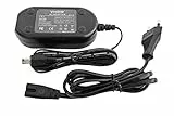 vhbw alimentatore, cavo di alimentazione compatibile con JVC GR-D230, GR-D230U, GR-D230US, GR-D23E, GR-D24 fotocamera, SLR; 2m