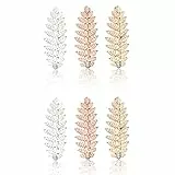 PMELCXD 6P Foglia Design Decorazioni per Capelli Clip Pin La foglia d'oro contiene, la foglia d'oro, spille per accessori per capelli, adatte per gioielli multi-scena per mogli e amici