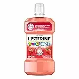 Listerine Collutorio, Bambini, Smart Rinse Kids, Senza Alcol E Senza Zucchero, Frutti Rossi, 500 Millilitro