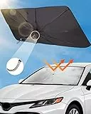 Joytutus Ombrello Parasole Auto, Parasole Auto Parabrezza Interno, Blocca il 99.9% dei Raggi UV, per Auto, Camion, Autocarri