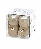 FALKE Baby Bear B SO Cotone Idee Regalo 1 Paio, Calzini Unisex - Bimbi 0-24, Beige (Sand Melange 4650), 62-68