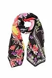 Desigual Toppa Fou_Flores, Nero, Taglia Unica Donna