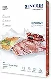 Severin ZB 3625, confezione da 50 sacchetti per sottovuoto e cottura sous-vide, Adesivi inclusi
