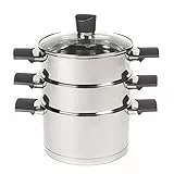 Russell Hobbs RH01170EU Excellence Collection 18 Cm Vaporizzatore In Acciaio Inox, Con Coperchio, Finitura Lucida A Specchio, Compatibile Con Piano Cottura A Induzione, Lavabile In Lavastoviglie