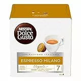 NESCAFÉ DOLCE GUSTO Espresso Milano Caffè, 6 Confezioni da 16 capsule (96 capsule)