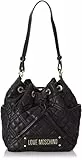 Love Moschino JC4012PP1GLA0, Borsa a Spalla, Donna, Nero, Taglia unica