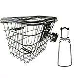 Cesto del motorino Elettrico, Sacchetto del Cestino Pieghevole Rack Cargo applicabile Prima e Dopo Adatto per Scooter elettrici Small Dolphin Scooter Nero (Color : B)