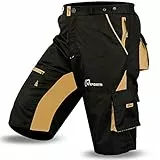 ROXX - Pantaloncini da mountain bike, da uomo, con rivestimento interno corto e imbottito, per attività all’aperto
