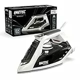Imetec ZeroCalc Z1 2800 Ferro da Stiro con Tecnologia Anticalcare, Piastra Ceramica ad Alta Scorrevolezza, Tecnologia a Risparmio Energetico, 2200 W, Colpo Vapore 130 g