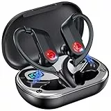 Cuffie Bluetooth Sport, Auricolari Bluetooth 5.3 Sport HiFi Stereo, Wireless Cuffie In-Ear Disponibile per 120 Ore, Cuffiette Bluetooth con LED Display, Controllo Pulsante Auricolare Bluetooth