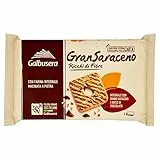 Galbusera GranSaraceno Ricchi di Fibre Integrale con Grano Saraceno e Gocce di Cioccolato 6 x 43,3 g