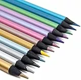 Matite Colorate Metalliche, Colori a Matita, 12 Colori