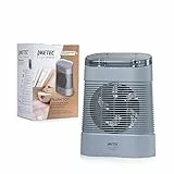 Imetec Silent Power Protection, Termoventilatore silenzioso, 2100 W, Stufetta Elettrica, Timer spegnimento programmabile, temperatura regolabile, 4 funzioni, termostato ambiente, funzione antigelo