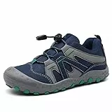 Mishansha Bambini Scarpa da Escursionismo Ragazzi Scarpa da Trekking Ragazza Scarpette da Montagna Antiscivolo Calzature Sportive, Matita Blu 31 EU